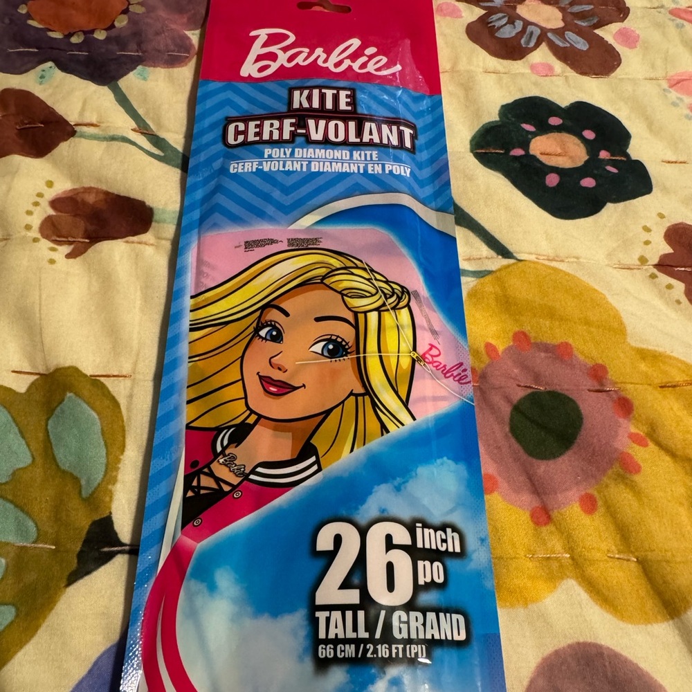 Barbie 26 inch Flying Kite ~ NEW